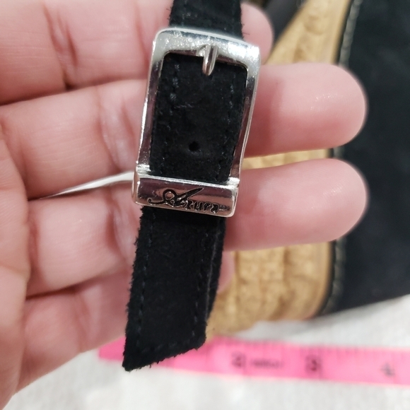 Azura Perforated Open Toe Strappy Wedge Sandals Size 39 - Picture 11 of 13